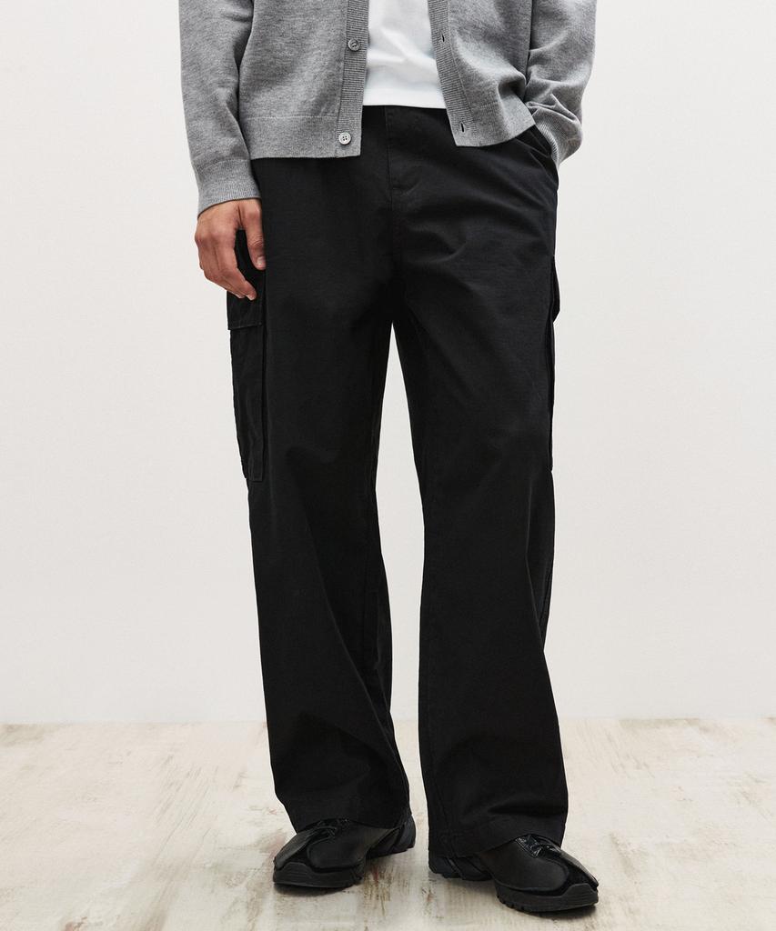SUARE Ripstop Washed Cargo Pants Khaki
