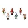 Set of 6 Collectible Articulated Figurines Action Figures for Display and Play Model Toys for Boys and Girls with Detailed Design and Multiple Poses