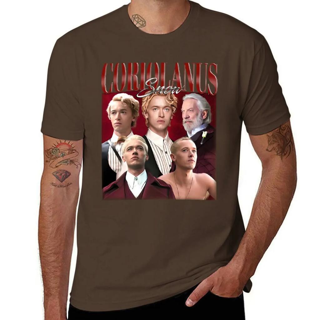 Coriolanus Snow TShirt Short sleeve tee graphic t shirts mens t shirts