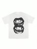 Lippenprint Grafik Unisex Baumwolle Basic T-Shirt Y2k Punk Sommer Mode Marke Rundhals Kurzarm Oberteile Vintage Lässig T-Shirt 3XL