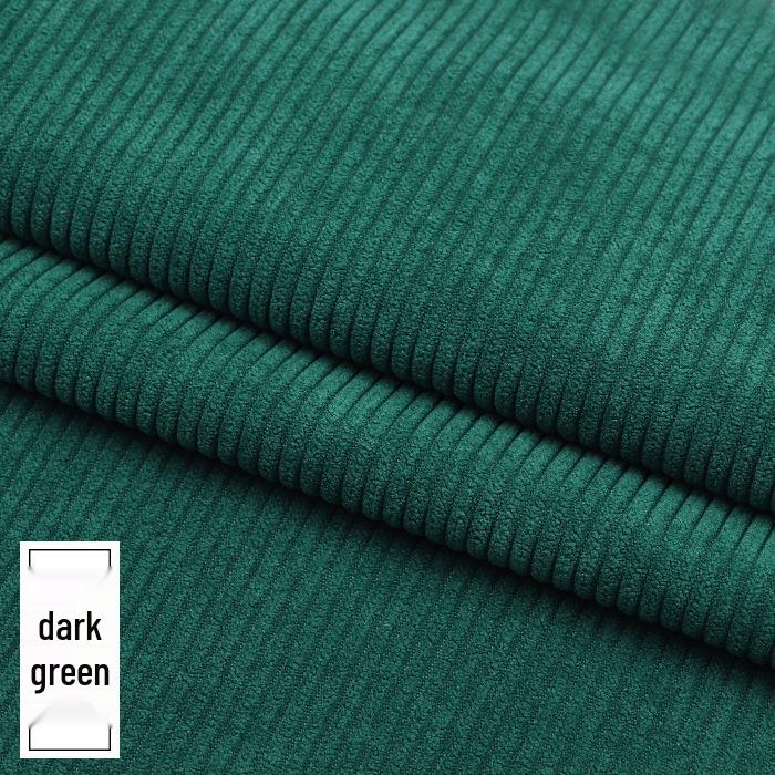 Solid Color Corduroy Velvet Ribbed Fabric for Clothing and Sofa Covers