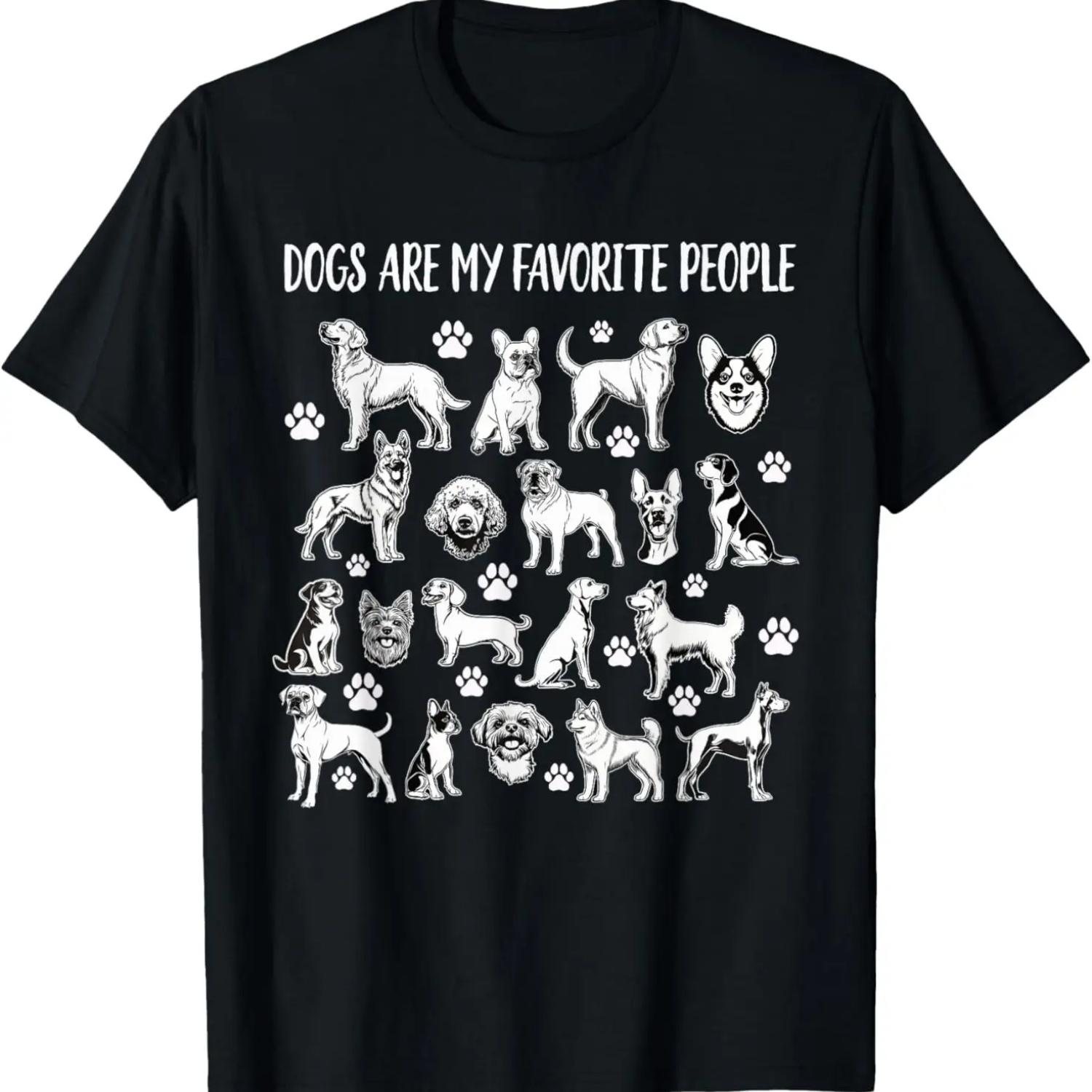 Dogs Are My Favorite People T-Shirt S