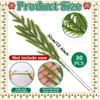 30pcs Real Touch Artificial Norfolk Pine Branches -35cm Long Fake Evergreen Stems for Indoor/Outdoor Decor, Realistic Decoration