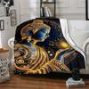 1 Stück Golden Era Decke Leichte Flanelldecke Überwurfdecke für Sofa, Bett, Reise, Camping, Wohnzimmer, Büro, Couch, Stuhl und Bett yy251015176