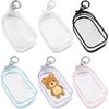 Transparenter Organizer für Plüschpuppen 15-17CM - Kratzfeste Display-Tasche mit Schlüsselanhänger Langlebige Reise-Aufbewahrungsbox Zubehör