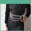 Geometric Metal Body Chain With Minimalist Design For Hip Hop Style Men Women