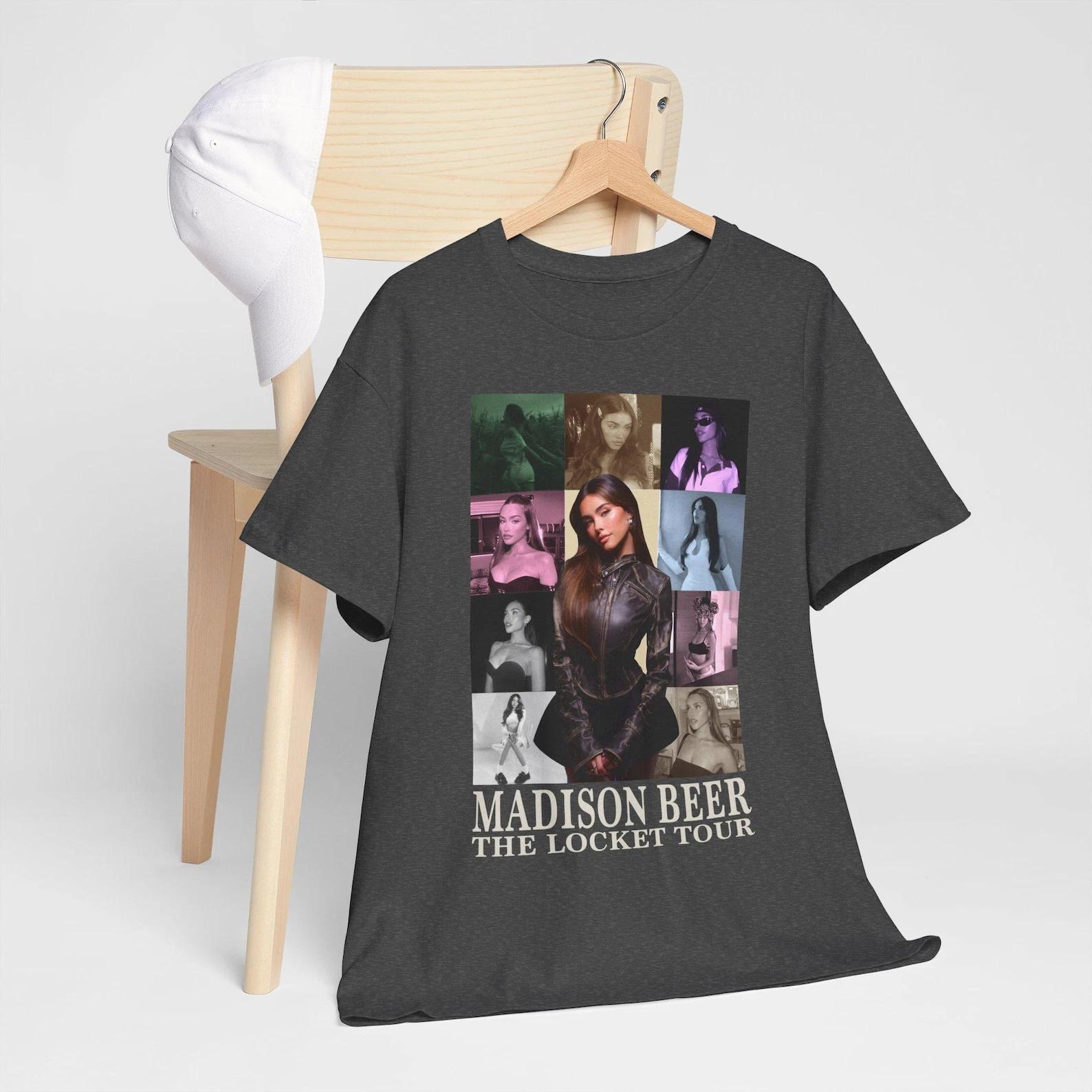 

Madison Beer The locket world tour 2026 футболка принт арт мерч для фанатов 4XL