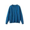 2025 Autumn/Winter Women's Soft Cashmere Round Neck Cable Knit Sweater - Korean Style