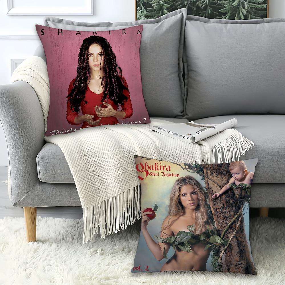 Singer Shakira Pillow Case Office Cushions Suitable For Sofa Car Bedroom Decorative Cushion Cover