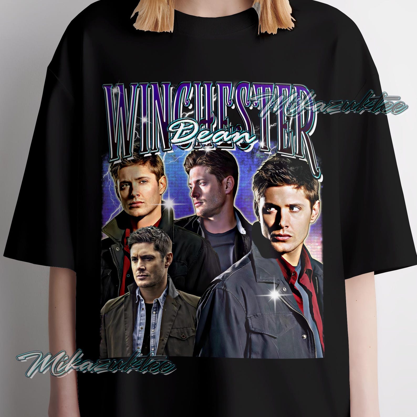 Dean Winchester Vintage Style Graphic Tee S