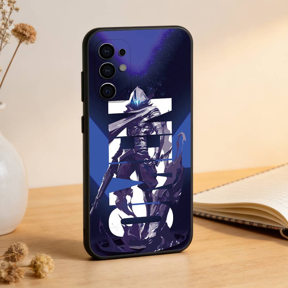 V-ValorantS O-Omen Phone Case For Samsung S25,S24,S21,S22,S23,S30,Ultra,S20,Plus,Fe,Lite,Note,10,Black Cover