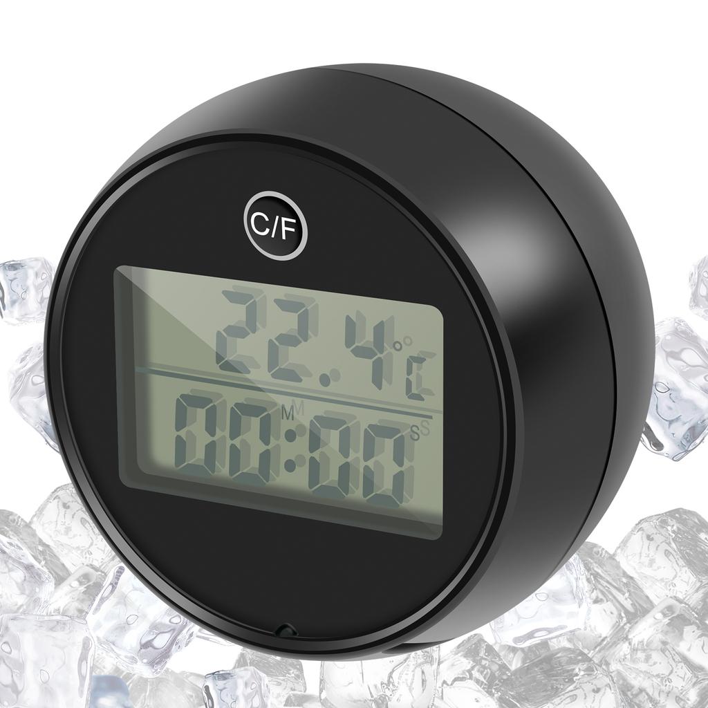 Ice Bath Thermometers Floating with Timer IPX6 Waterproof Cold Plunge Digital Bath Pool Thermometer