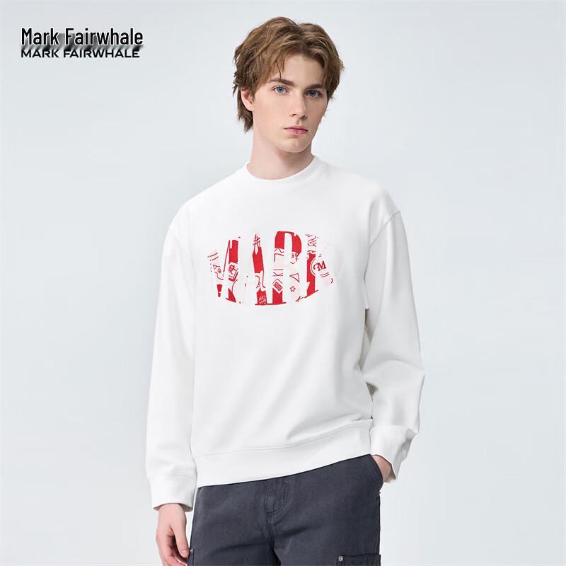 

Mark Fairwhale Men s Embroidered Crewneck Sweatshirt XL