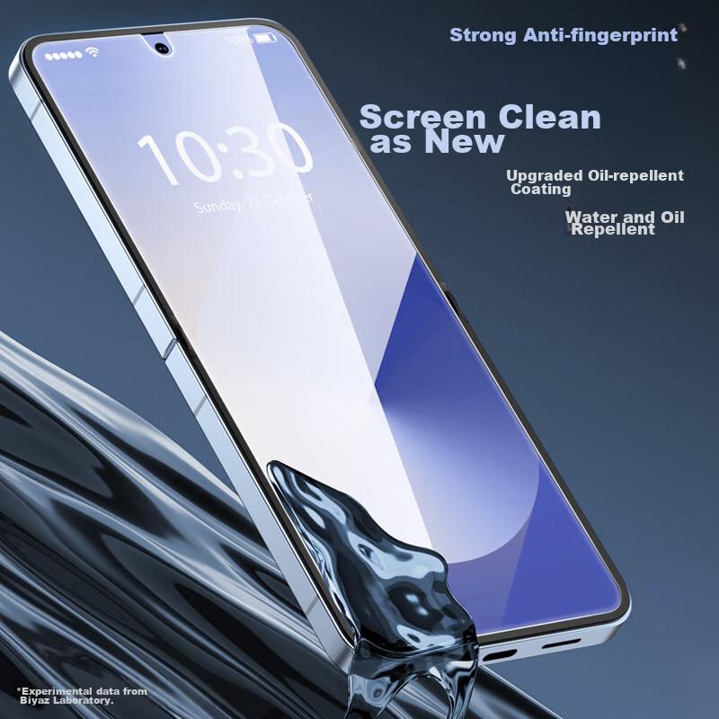 Full Screen Hydrogel Film for Samsung Z Flip7FE And Z Flip6, Soft Screen Protector Screen Three-Piece Set, HD Non-Tempered Full Adhesive Protection