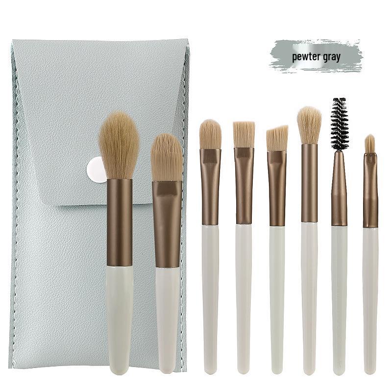 8-Piece Soft Bristle Makeup Brush Set: Eyeshadow, Setting Powder, Blush, Beauty Tools