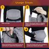 Low-Voltage USB Charging Electric Heated Waist Warmer Heating Pad  Home Office Outdoor Trips