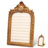 Vintage Jewelry Storage Shelf Velvet Earring Ring Shelves Jewelry Frame Display Shelves Home Wedding Decoration Display Cabinet