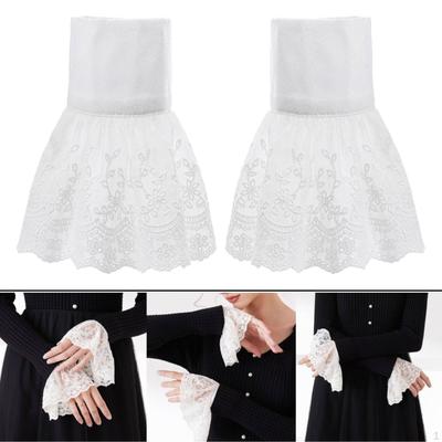 Wrist Cuffs Lace Creative Sleeve for Halloween Wedding Blouses Women Girls
