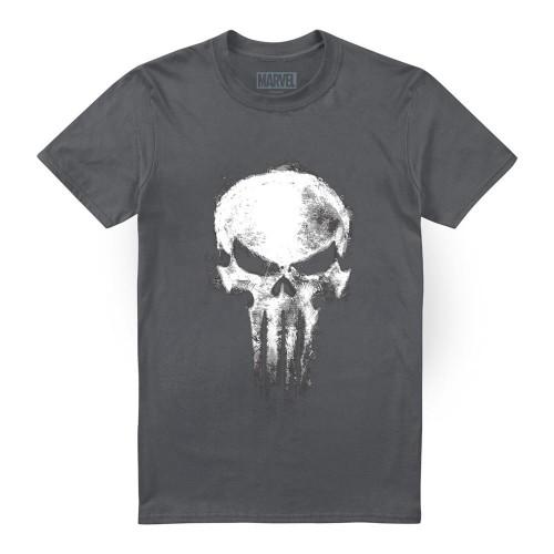 Daredevil Unisex Adult Born Again Punisher Skull T-Shirt