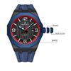 Luxury Men's Business Watch Waterproof Sports Quartz Clock Silicone Strap Men Wristwatches
