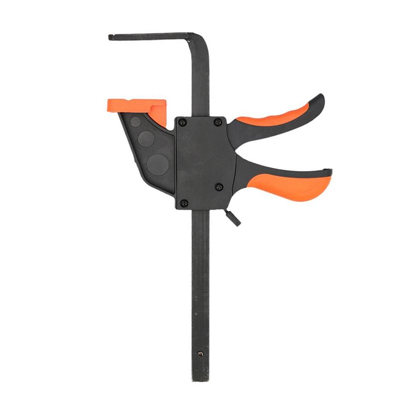 

Quick Guide Rail Clamp Universal Quick Release F Clip For Track Clip Pressure Plate Desktop Hole Table Clip DIY Woodworking Tool As shown