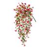 1/2/3/6Pcs Hanging Artificial Violet Flower UV Resistant Realistic Fake Flower Wedding Party Indoor Outdoor Garden Wall Hanging Faux Flower Decoration