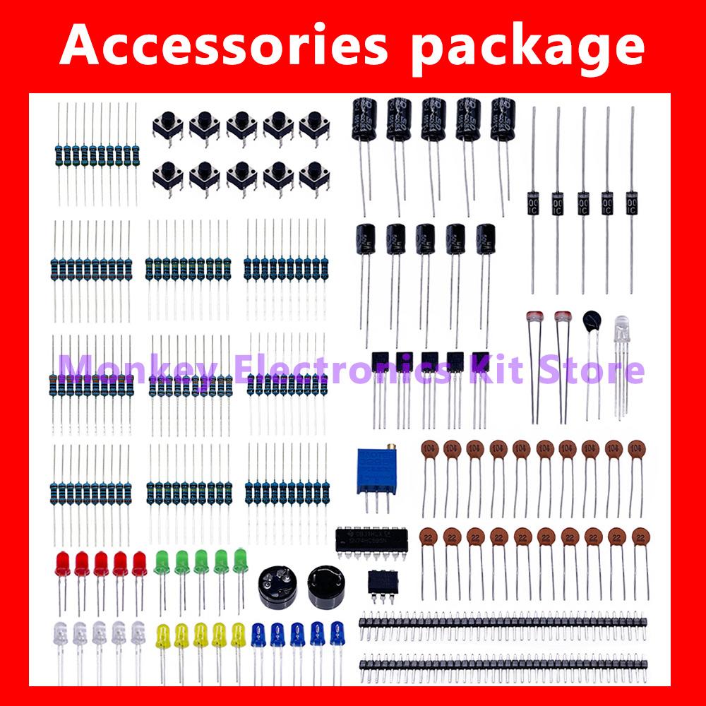1 Set Packages Suitable for UNO 811 hole component package 811 hole accessories Raspberry Pi 111 entry accessories package
