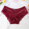 New Sexy Women Panties Lace Underwear Low-Waist Briefs Hollow Out G String Underpants Solid Comfortable Lingerie Dropshipping
