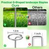 Galvanized G-Type Ground Stakes for Landscape and Tent Use