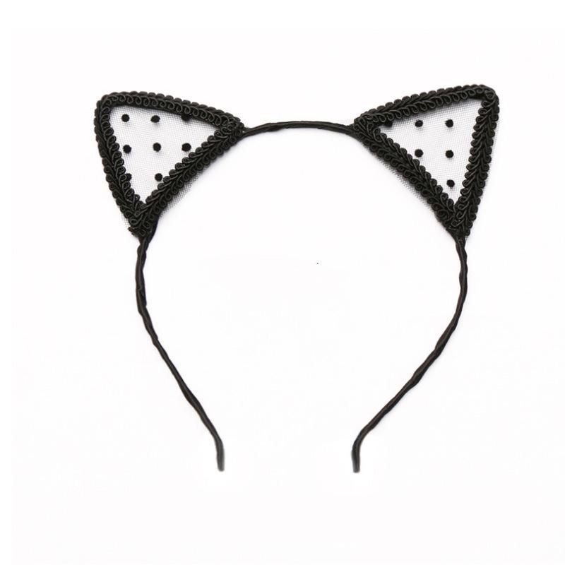 Spitzen Katzenohren Stirnband: Niedliches Catwoman-Accessoire für Weihnachtsfeiern
