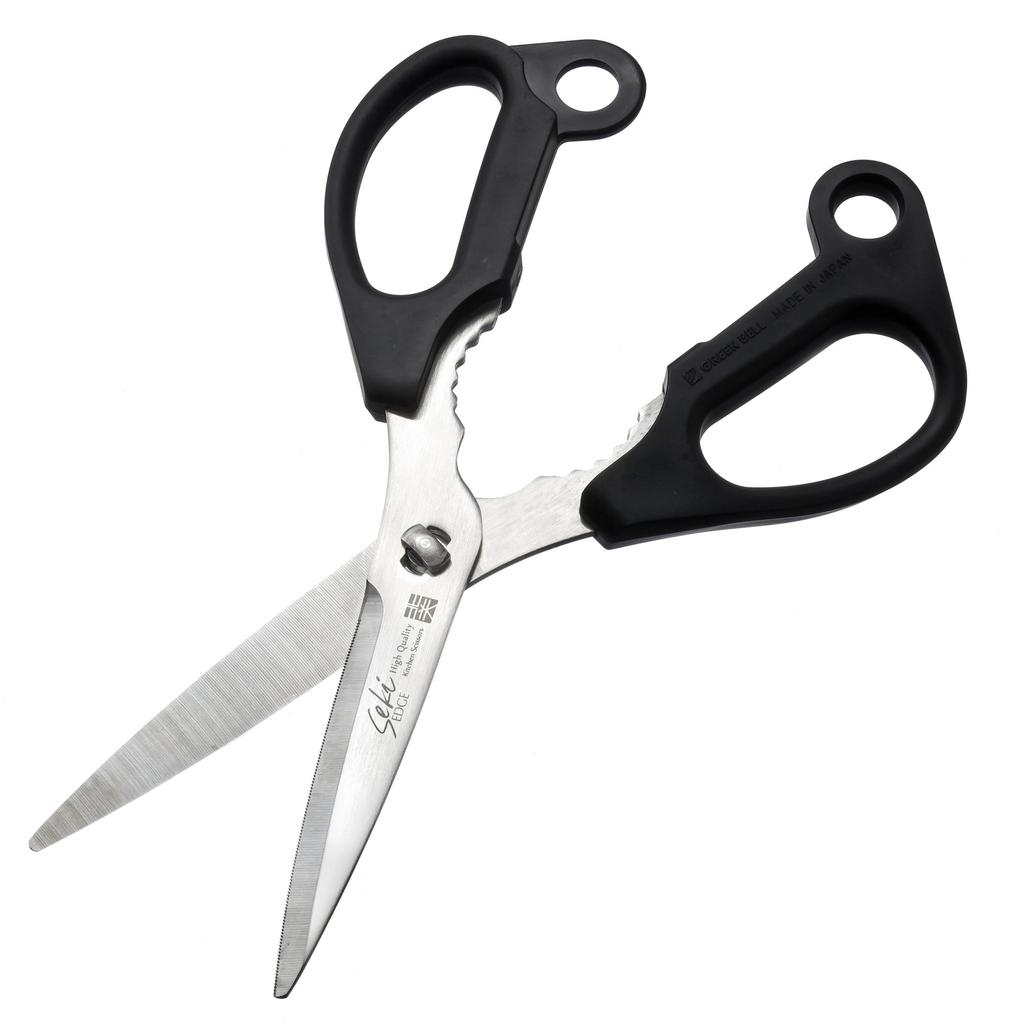 Green Bell Stainless Steel Kitchen Scissors Black Width X Depth X Height 1cm SJ-K100 8.5 20.9