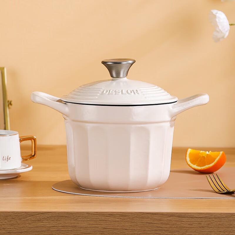 DESLON 16cm 316L Stainless Steel Double Handle Pot