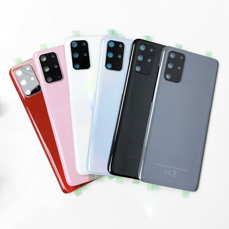 SM-G985/6 Back Glass Cover For Samsung Galaxy S20+ 5G S20Plus,Back Door Replacement Battery, Rear Housing Cover+Camera Lens