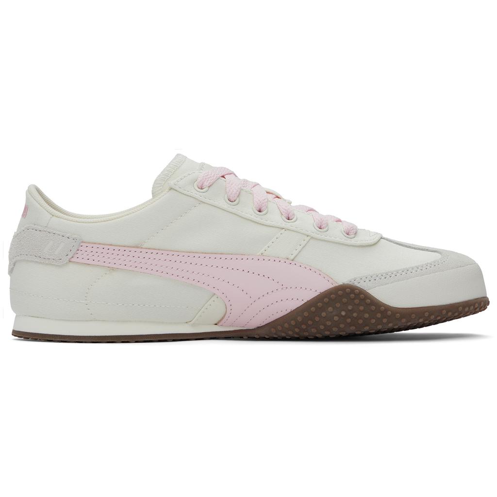 Puma Bella Ut Canvas Fashion Versatile Comfortable Lightweight Low-Top Casual Shoes Unisex Sneaker White Pink 403492-02