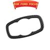 Carbon Fiber Black For Ford Focus 4 MK4 2019-2022 Car Headlight Switch Knob Panel Decorative Sequins Cover Trim Sticker Acc.