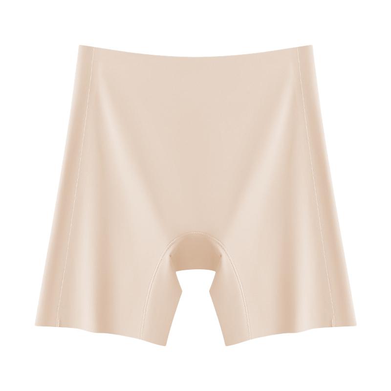 

Шорты-боди с высокой талией, бесшовные утягивающие трусики, корректирующее белье, невидимые трусики для контроля живота, безопасное нижнее белье для женщин XXL бежевый