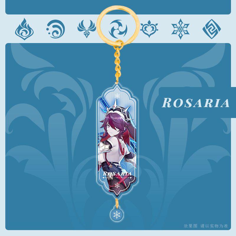 Genshin Impact Acrylic Double Sided Keychain Cartoon Keychains