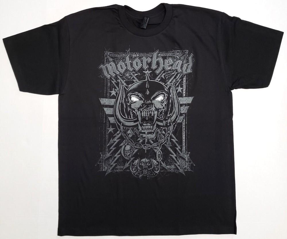 Футболка MOTORHEAD Классический Рок Хэви-метал Лемми Футболка Мужская Черная Новая Унисекс Футболка L