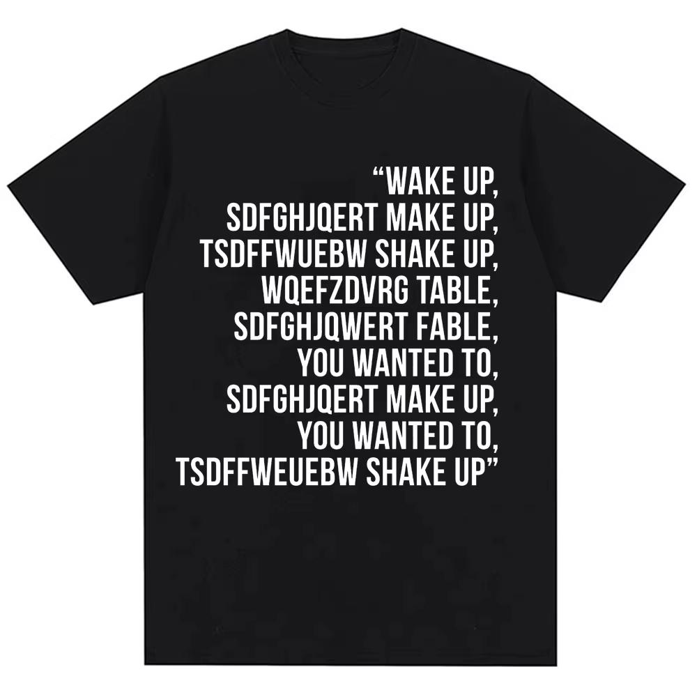 Wake Up System of A Down Chop Suey T Shirts Unisex Women Fashion Rock Band Hip Hop Vintage Tshirt Casual pure Cotton T Shirts 2XL