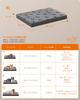 FEANDREA Washable Dog Versatile Pet 105x73x10cm Bed, Summer, Fluffy, Non-Slip, Clean, Bed, (PGW243G01)