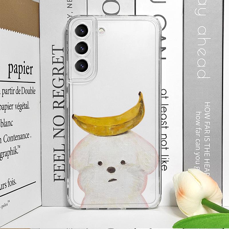 Funny Lovely Teddy Dog Dog Couple Clear Phone Case for Oppo Reno 13 F 12 11 10 Pro Plus 8T A79 A58 A92 Find X3 Lite Soft Cover