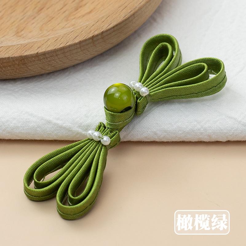 5 Paia Bottoni Cinesi Abito Tang Fatti a Mano Bottoni Cheongsam Chiusure a Nodo Forniture per Cucito