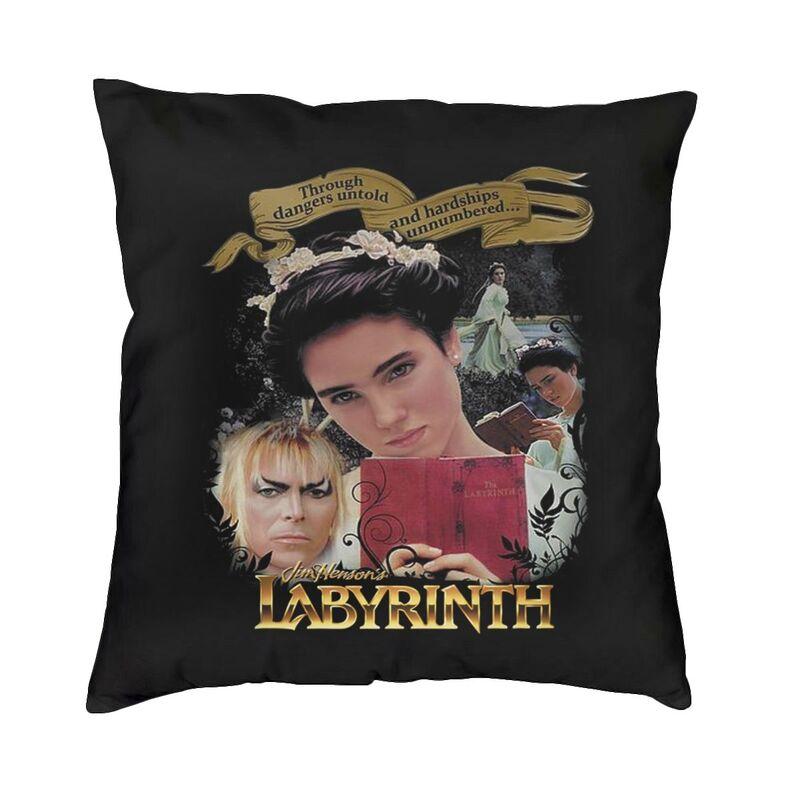 

Fantasy Ello Gift Labyrinth Worm Pillow Covers Sofa Horror Adventure Movie Luxury Cushion Cover Velvet Pillowcase 30x30cm