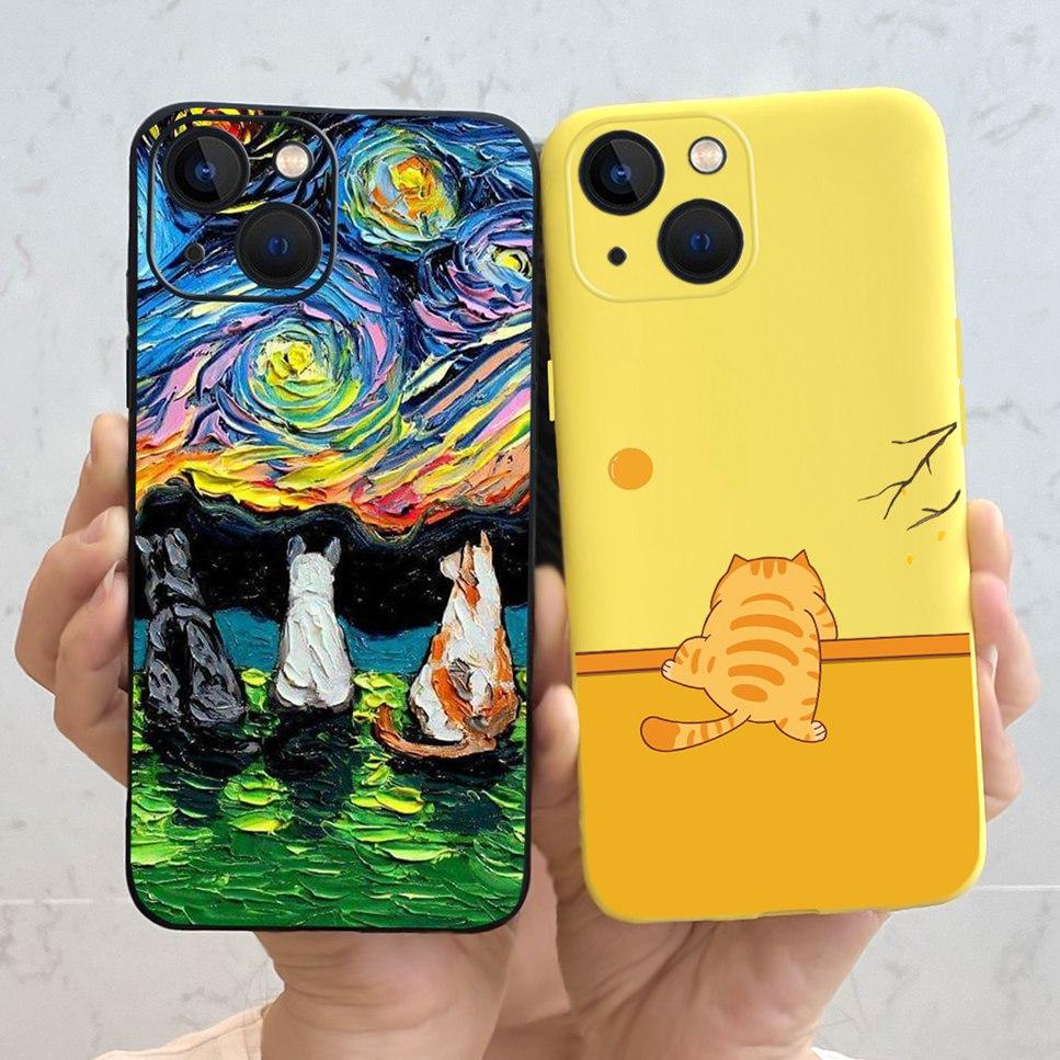 For iPhone 13 A2633 Case Planetary Astronaut Soft Silicone Back Cover Coque For Apple iPhone 13 Mini 13 Pro 13Pro Max Phone Case