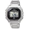 CASIO Standard Digital Watch Cheap Casio Metal Band Silver Overseas Model [Casio] W-218HD-1AV Men's