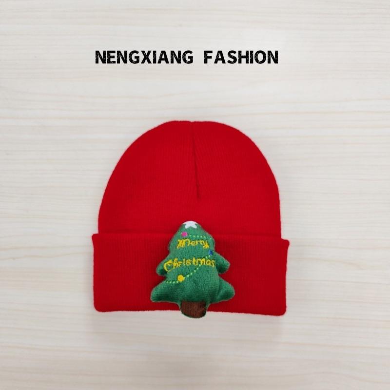 

Autumn and winter Christmas children s warm wool hat Christmas hat baby knitted hat Christmas hat Average Size