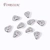 18K Gold Plated Brass Irregular Spacer Beads DIY Beadwork Accessories Supplies For Needlework Natural Stones Jewelry Making