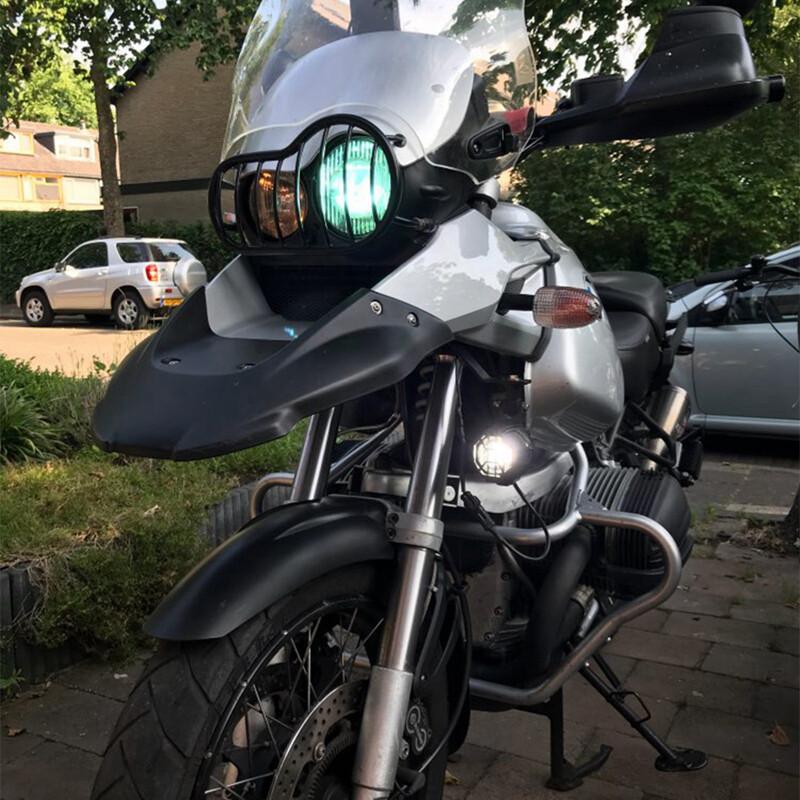 Fits BMW R1200GS R1250GS Motorcycle Fog Light Protector Guard Lamp Cover Grille