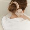 CARRY BARRETTE Ribbon Spring Point Scrunchie