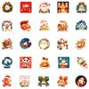 50 Christmas Personalized Festive Cartoon Children's Stickers Party Decoration DIY Water Cup Laptop Stickers